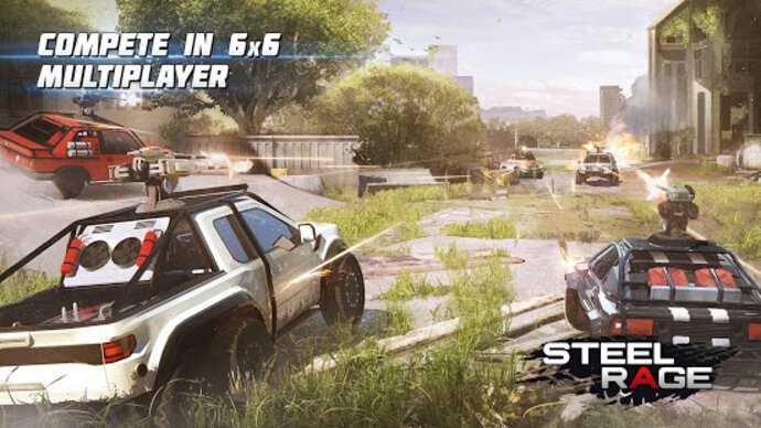 Steel Rage: Mech Cars PvP War Twisted Battle v0.181 (Mod) Apk