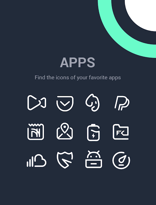 Linebit Light Icon Pack v1.4.7 (Patched) APK