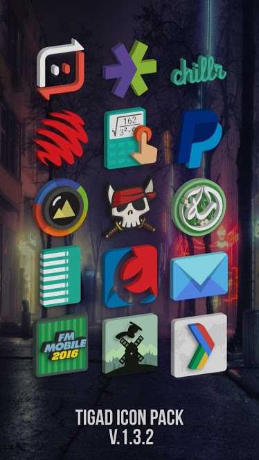 Tigad Pro Icon Pack v2.8.8 (Paid) Apk