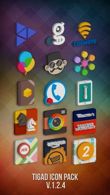 Tigad Pro Icon Pack v2.8.8 (Paid) Apk