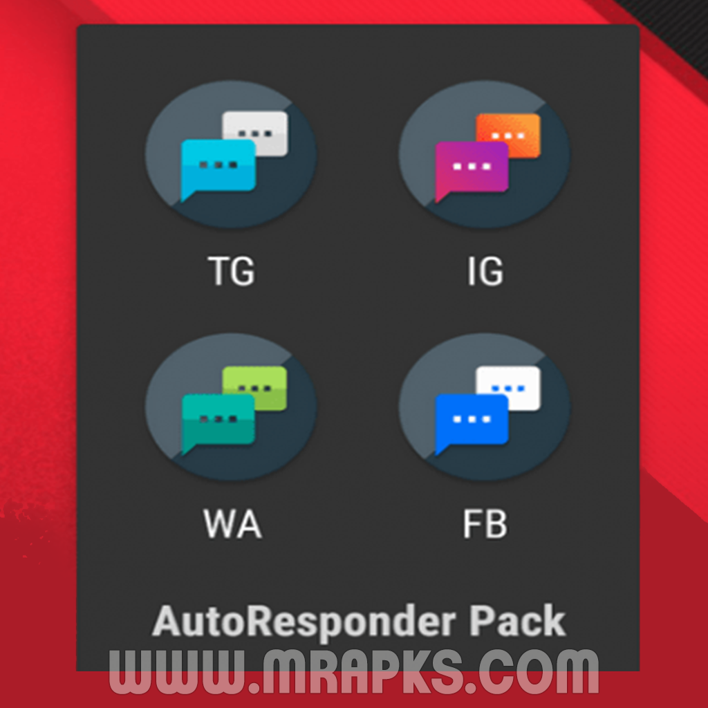 AutoResponder Pack For (WA,FB,IG,TG) v10-03-2021 (Premium) (Unlocked) Apk