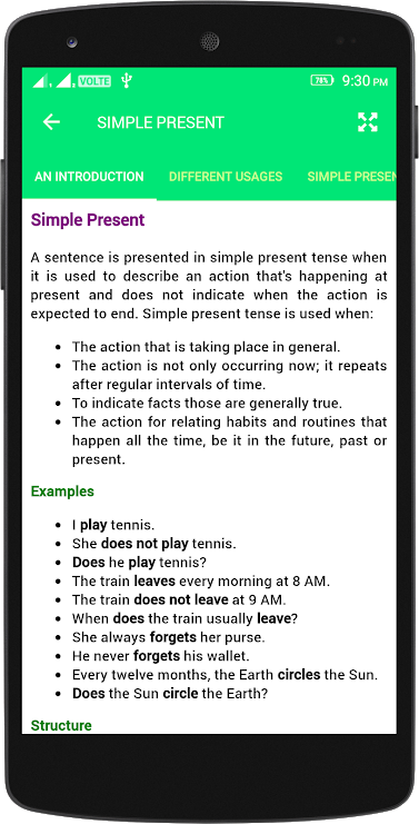 English Tenses v5.4 build 530 (Patched) Apk