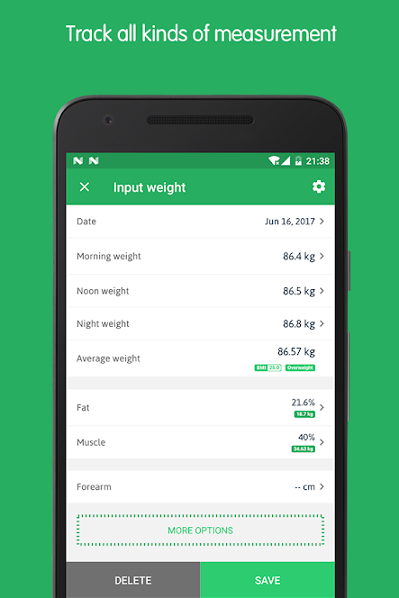 Weight Track Assistant – Free weight tracker v3.11.0 (Pro) Apk