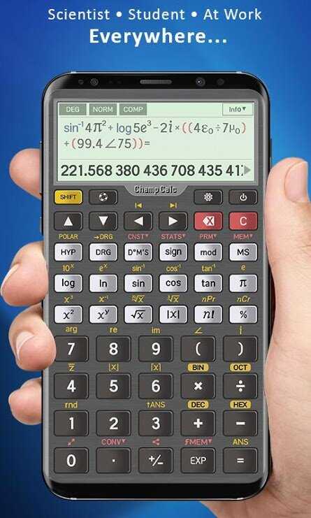 ChampCalc Scientific Calculator v6.08 (Pro) Apk