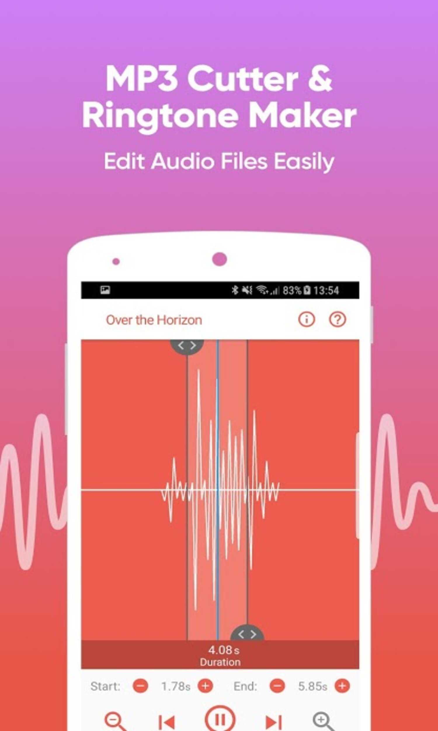 MP3 Cutter – Ringtone Maker And Audio Editor FULL v1.0.17 (Unlocked) Apk