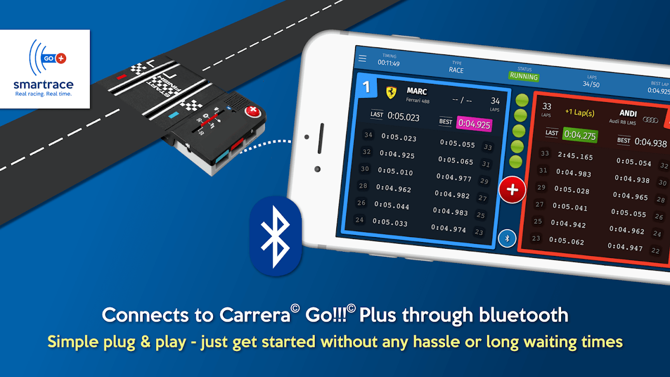 Carrera Go Plus Lap Counter – SmartRace GO Plus v2.0.1 (Paid) Apk