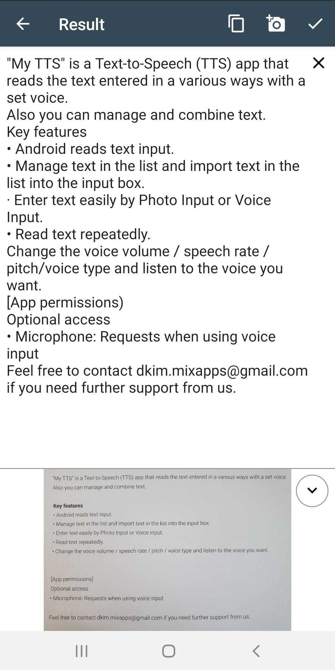 My TTS: Text-to-Speech v1.0.9 (Premium) APK