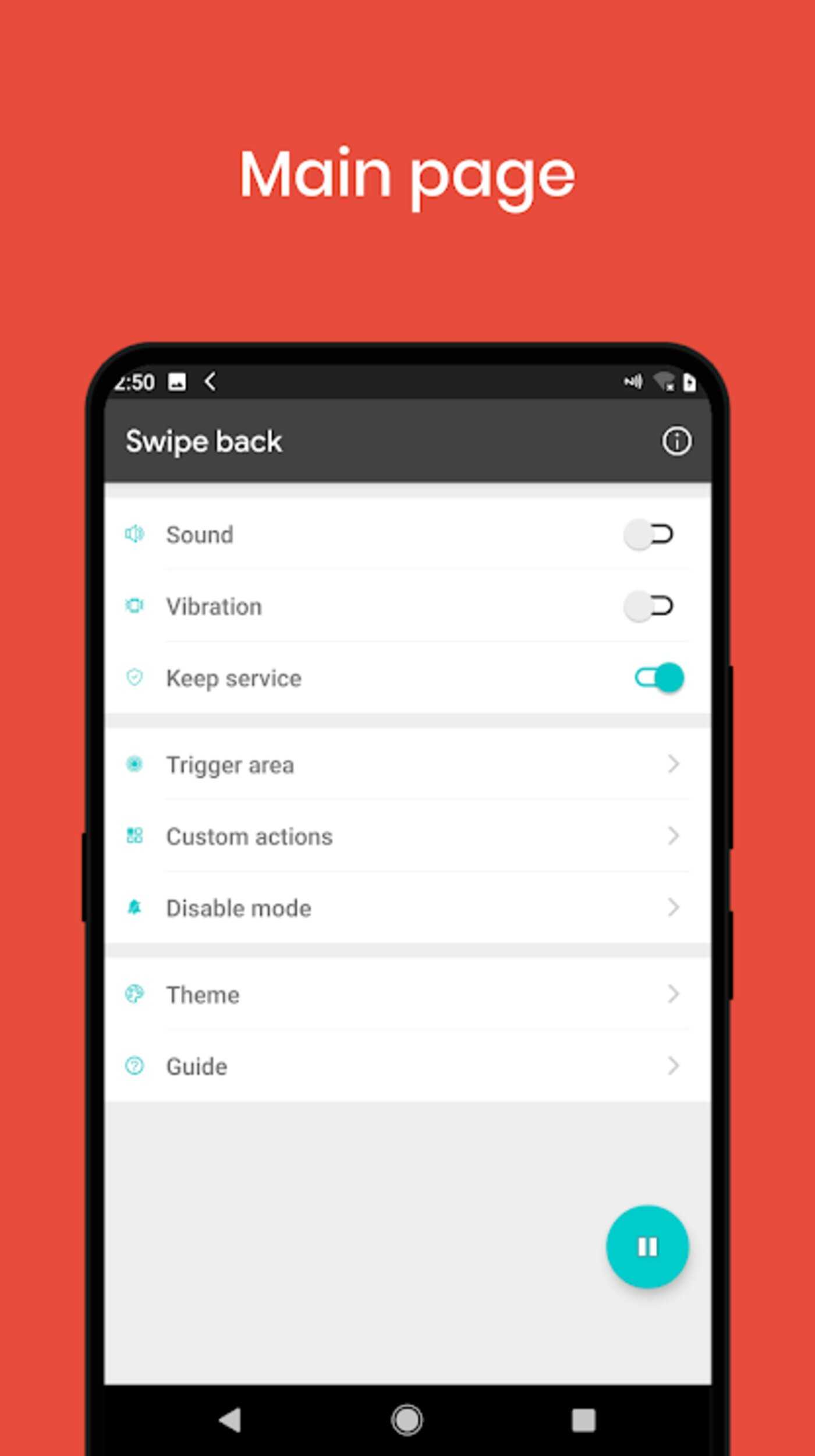 Swipe back Navigation gestures v6.1.5 (Pro) APK