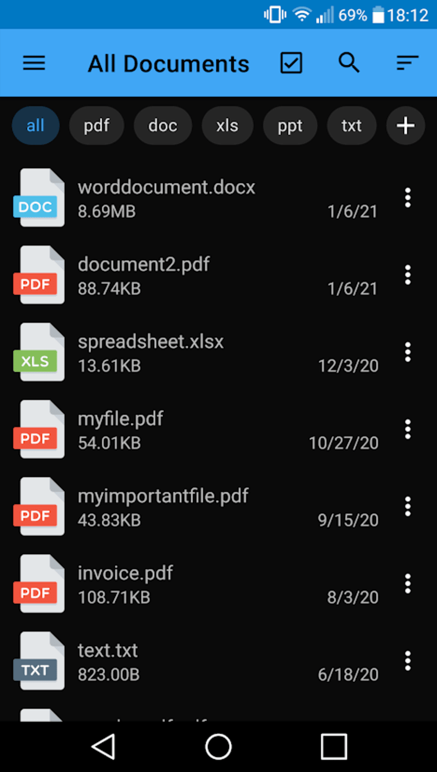 Document Manager Pro v1.2.1 (Paid) Apk