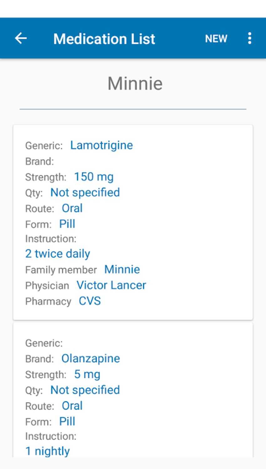 Medication List & Medical Records v1.3.1 (Unlocked) APK