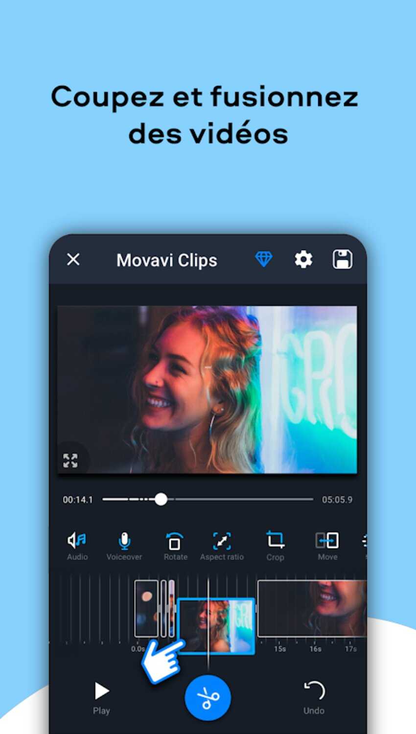 Video Editor Movavi Clips – Video Editor with Slideshows v4.17.0 (Premium) (Mod) APK