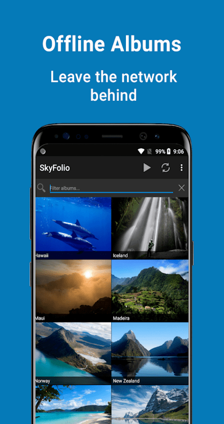 SkyFolio – OneDrive Gallery & Animated Slideshows v3.3.4 (Full Paid) APK