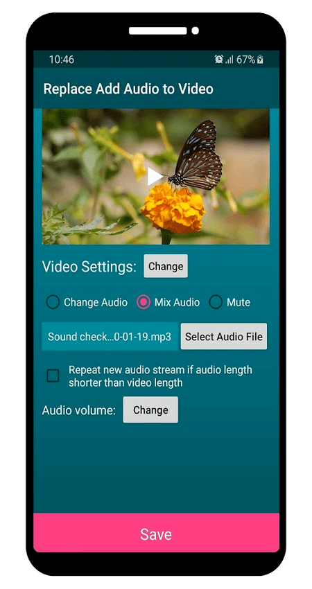 Replace Add Audio to Video v3.7 (Pro Mod) APK