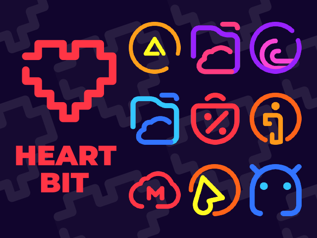 Heartbit Line Icon Pack v1.0.0 (Patched) APK